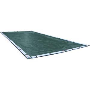 Pool Mate 391624R-PM Commercial-Grade Winter in-Ground Cover, 16 x 24-ft. Pool, Teal Green