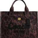 Coach Cargo Tote Bag with Bow Print