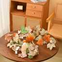 SUQ I OME Fall Maple Leaf with Pumpkin Garlands forHalloween Thanksgiving Day Party Art Decor (6 feet-2 pack)