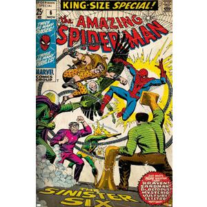 Trends International Marvel Comics - Spider-Man - Amazing Spider-Man #6 Wall Poster, 22.375" x 34", Premium Unframed Version, 34"L x 22.4"W