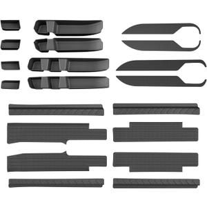 20Pcs Door Sill Protector Compatible with 2022-2026 Chevy Silverado GMC Sierra 1500 Crew Cab Door Side Storage Box Replacement for 2022-2026 Chevy Silverado Accessories