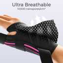 FREETOO Wrist and Thumb Brace Support Right Hand Left Hand for Arthritis Pain and Support, Thumb Spica Splint for Trigger Thumb, Finger Splint for Tendonitis, Sprain. Fits Palm 8.5''-10'' L/XL Pink