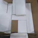 White 5 Drawer Dresser for Bedroom, 15" D x 23.7" W x 40.4" H in Simply Modern Chest of Drawers, Wood Storage Dresser with Deep Drawers for Living Room Hallway Entryway, White