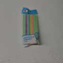Jacent Jumbo Smoothie Straws: 36 Count per Pack, Disposable Big Plastic Drinking Straws for Milkshakes, Drinks, Smoothies