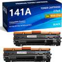 APRONE 141A Black Toner Cartridges 2 Pack (with Chip) Compatible for HP 141A W1410A 141X Toner Cartridge for M110w MFP M139w M140w Printer