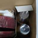 Liacere 350PCS Red Plastic Plates-Disposable Burgundy Red and Gold Plates 50guest Baroque Plastic Dinnerware include 100Plates, 50Pack Pre Rolled Napkins with Silverware 50Cups for Christmas