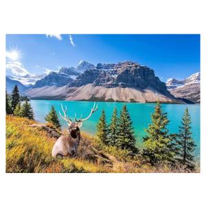 Canadian Rocky Mountain Lake Puzzles for Adults 1000 Pieces, Impossible Hard Difficult Challenging Jigsaw