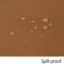 maxmill Harvest Square Tablecloth Stain Resistant Waterproof Wrinkle Resistant Linen Looking Soft Table Cloth for Fall Harvest Thanksgiving Decorative Fabric Table Cover, 52 x 52 Inch, Amber Bronze