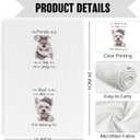 Funny Dog Kitchen Dish Towels 16x24 Inch, Saying Hand Towels for Pet Lovers, West Highland Terrier Decorative Tea Towels for Kitchen Bathroom Home