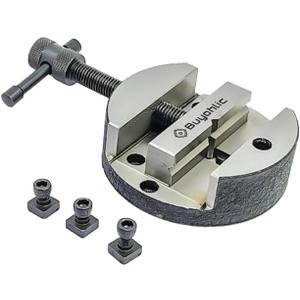 100 mm Round Vise Vice for 4" II 100 mm Rotary Table + 3 Fixing Tee Nut
