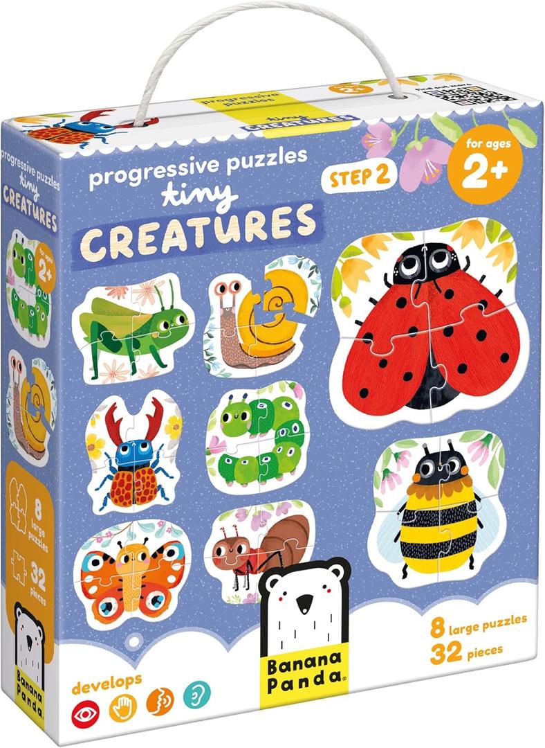Progressive Puzzles Tiny Creatures 2+ Toddler Puzzle