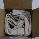 MIULEE Decorative Linen Euro Sham Pillow Covers 24x24 Natural Beige Boho Farmhouse Neutral Christmas Couch Throw Pillows for Bed Pack of 2 Accent Modern Pillowcase Sofa Livingroom Home Decor