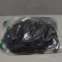 JUMISEE Womens Sexy Halter Twist Knot Maxi Dress Draped Ribbon Ruched Cocktail Dress Sheer Mesh Bodycon Formal Dresses (Medium, Black)