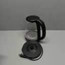 COMFEE' Electric Kettle, 1.7L Hot Water Boiler, 1500W Fast Boil, Glass Electric Tea Kettle with LED Indicator, Auto Shut-Off and Boil-Dry Protection, BPA Free (1.8 Quarts, Deep Black)