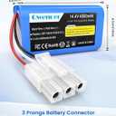 Upgraded Li-ion Battery 14.4V 4.5Ah, Shark Vacuum Battery Replacement XBT1106 for Shark SV1106 SV1112 SV1100 SV1107 XB1100 Freestyle Navigator Cordless Stick Vacuum