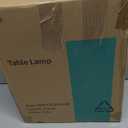 BOBOMOMO Tradition 20.5" Rustic Table Lamp Set of 2 for Living Room Farmhouse Bedside Desk Lamps Bedroom Nightstand Vintage Lamps Linen WashedSuitable for Decorating Small Areas (Antique White)