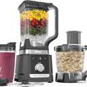 Ninja (Refurbished) CO905KS Deluxe Kitchen System, 1600 WP Auto-IQ Base, 88-oz. Picther, 9-cup Deluxe Food Processor, (2) 24-oz. Single-Serve Cups 