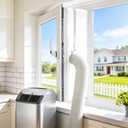 Window Seal Kit for Portable AC Window Seal, Casement Window Vent Kit Seal Kit for Portable Air Conditioner & Ventilation System, Easy to Install for Crank Out/Awning/Skylights Window 400CM/157")