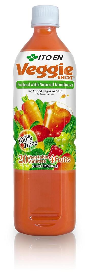 Ito En Veggie Shot, 30.4 Fl Oz (Pack of 12) BBD: 06-24-2