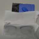 racico Eyewear Frame for Men and Women, Fashion Vintage Classic Blue Light Glasses Semi-Rimless Half Frame (*Black)