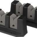 Seachoice 3-Rod Storage Holder, Black, ABS Plastic
