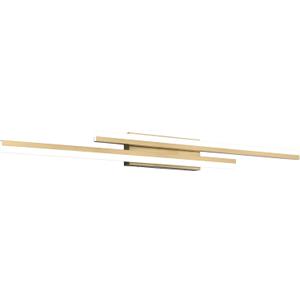 PRESDE LED Modern Bathroom Vanity Light Fixtures 48inch Brushed Gold Bathroom Light Fixtures Over Mirror Bath Wall Lighting Dimmable (Gold-Dimmable)