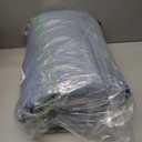 Quilt Set King/Cal King/California King Size Ash Blue - Oversized Bedspread - Soft Microfiber Lightweight Coverlet for All Season - 3 Piece Includes 1 Quilt and 2 Shams, Geometric Pattern