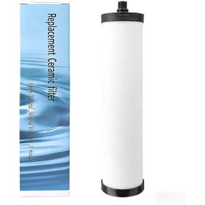 FRC06 Ceramic Water Filter Replacement for Franke FRCNSTR Filtration Canister, Ceramic Drinking Water Filter Cartridge for Chlorine and Sediment Removal