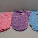 3 Pack Dog Sweaters for XL Dogs Girl Boy Winter Fleece Clothes Warm Soft Dog Sweatshirt Outfit for Dogs Cats Pet Apparel (Rose+Light Blue+Purple, X-Large)