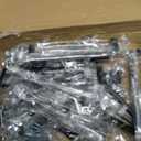 Ravinte 35 Pack 5 Inch Hole Centers Matte Black Cabinet Pulls Handles - Solid Drawer Pulls Kitchen Hardware - Flat Black Square Bar Drawer Handles