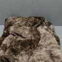 Bedsure GentleSoft Sherpa Fluffy Throw Blanket - Fleece Warm and Cozy Throw for Women Gift, Plush & Fuzzy Faux Fur Christmas Blanket for Couch, Sofa, Bed Decor, Tie Dye Design, Brown, 50x60 Inches