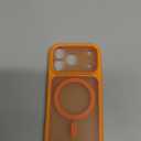 TOCOL for iPhone 17 Pro Case, Full Camera Protection, Built-in Magnetic Ring, Compatible with Magsafe Charger, Drop Protection, Translucent Matte Phone Case for iPhone 17 Pro 6.3 inch (Orange)