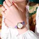 BESTKANG Women's Casual Wrist Watch, Leather Band Analog Quartz Ladies Dress Watch with Calendar Date, Classic Gifts for Her