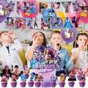 Party Decoration Kit, Movie-Themed Birthday Party Banners, Balloons, Cake Hats, And Other Party Decorations (Style 1)