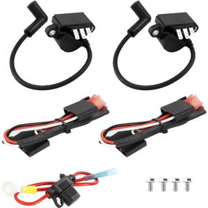 HQPASFY 2 Pack Ignition Coil Module 24-584-89-S Compatible with Kohler CH740 / CV740 / SV735 / SV740 / GT1554 Engines Replaces 24-755-172-S, 24-755-173-S, 24-584-90-S