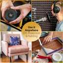 FoamTouch 5" Thick, 24" Long x 24" Wide Charcoal High Density Foam, Square Charcoal Foam Ideal for Foam Padding, Seat Replacement, Chair Cushion Replacement, Wheelchair Seat Cushion and More (1 Pack)