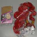 1B Bundles Human Hair Wave Wave Bundles Human Hair 26 28 30 Inch Brazilian Virgin Natural Black Water Wave Bundles Human Hair Extensions 50 Gram Per Bundle, Red BD