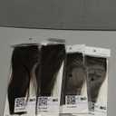 S-noilite 4 pieces Clip In Short Hair Extensions 100% Remy Human Hair Invisible Mini Short Clip in Hairpiece for Women with Thinning Hair Dark Brown 6 inch&8 inch