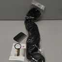 REECHO 24" Straight Long 4 PCS Set Thick Clip in on Hair Extensions Natural Black