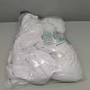 4-Pack White Spandex Tablecloths  72"x30"x30" Stretch Fitted Table Covers for 6ft Rectangle Folding Tables, Wrinkle-Resistant Tablecloth for Wedding, Banquet & Outdoor Events