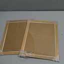 2 x 8.5x11 Picture Frame, Solid Oak Wood 8.5 by 11 Picture Frame with Mat to 6x8(Openning Size is 5.5x7.5), 11x8.5 Natural Oak Frames for Wall and Tabletop Display, Set of 1