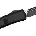Microtech UTX-85 Black Tactical Automatic Knife, Black Drop Point Blade, OTF, 3.125″ – 231-1 T