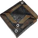 Black Shade Cloth, FT Sun Shade Net with Grommets, Garden Sunblock Shade Cloth Shading for Greenhouse, Plant, Pergola, and Backyard Patio