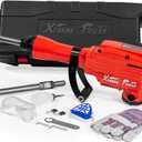 XtremepowerUS 2200W Demolition Electric Jack Hammer Power Drill Concrete Breaker Bar Point & Chisel Bits Chisel Set
