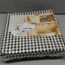 Large Kitchen Runner Rugs Long Kitchen Mat Non Slip Washable, Super Absorbent Soft Chenille Braided Kitchen Mats for Floor, Rubber Backing Kitchen Sink Standing Mat, Easy Clean, Black 36"x71"