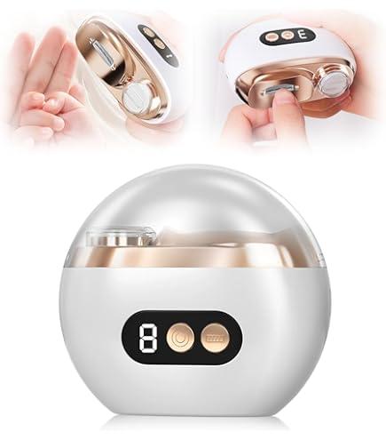 Electric Nail Clippers, 2025 Upgraded 3 in 1 Automatic Electric Nail Clipper Trimmer with Polishing for Fingers and Toes with 2 Adjustable Speeds for Seniors, Adults, Women