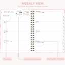 2026 Planner, Weekly and Monthly Calendar Planner Book, Jan 2026 - Dec 2026, Planning Agenda for Desk Accessories and School Supplies - A5 (6.3'' x 8.5'') (Pink-Green Plaid)