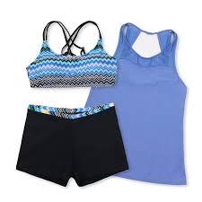 Swimsuit XL Women Blue Black