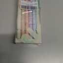 2 x Hapikalor Gel Pens, 6 Pcs 0.5mm Quick Dry Black Ink Pens Fine Point Smooth Writing Pens, Cute Gifts for Women Stocking Stuffers for Teen Girls (1 Count (Pack of 6), Multicolor)