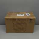 Bamboo Under Sink Organizer Adjustable Height 2 Tier Bathroom Organizer Pull Out Cabinet Storage Kitchen Heave Duty Wood Slide Ou Shelf for Kitchen Bathroom (Black, 2 Packs)